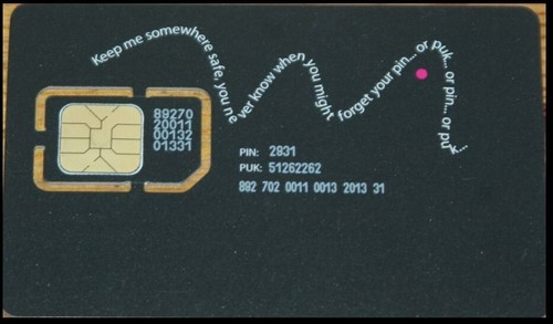 Mint unbroken gsm sim - gsm, card