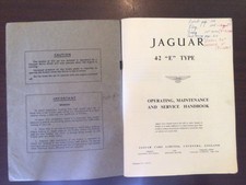 Jaguar E-Type Owners Manual