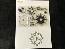 Gina K Designs: Stamp set & cutting dies - Star Flower
