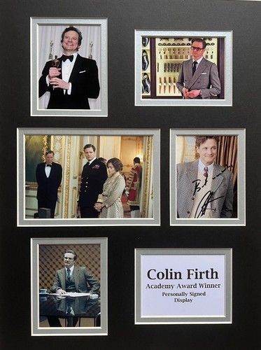 Colin firth signed 12 - 16", 12"