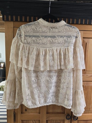 Mint velvet cream - mint, lace