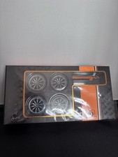 IXO Silver Set of 4 Wheels 1/18 Scale Diecast