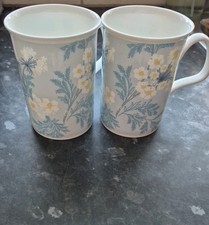 2 Laura Ashley Floral   Mugs Fine Bone  China unused