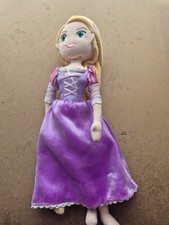 Disney Store Tangled Rapunzel Plush Doll. 18". Soft Body Doll. Kids Toys.