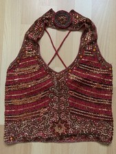 Girls Indian Saree Suit, Halter Neck Blouse