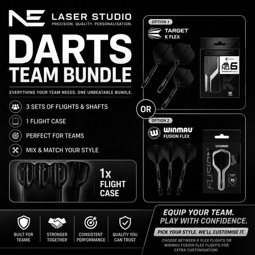 Darts team bundle personalised - team,