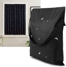 Portable Travel Night Blackout Blind Moon and Stars