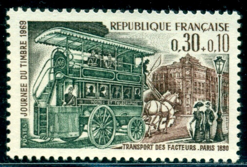 1969 double decker - 1969, postman