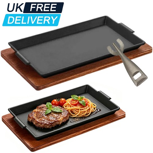 Cast iron sizzle platter hot - iron,