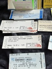Concert Tickets IncludingStylistics, Shania Twain, Mavericks, Tom jones Status Q