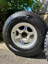 Nearly New 4x4 Wheel & Tyre Set – Yokohama M+S + Rays Volk Racing TE37X