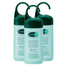 3 x Dermol 200 Shower Emollient for Eczema and Dermatitis - 200ml