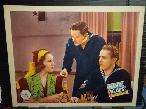 Lobby card 1937 navy - card,