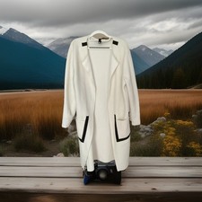 Henrietta Steffensen Shawl Style edge to edge coatigan An In Size Large 14 New