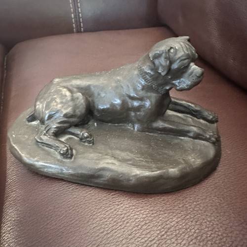 Vintage cold cast - , boxer