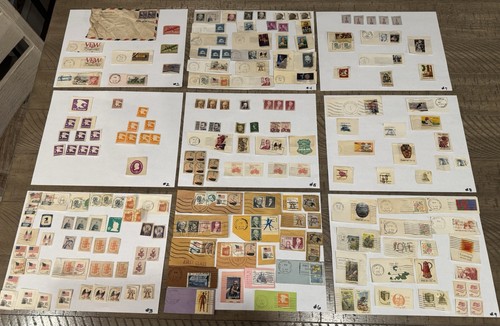 Lot 200 vintage postage - of,