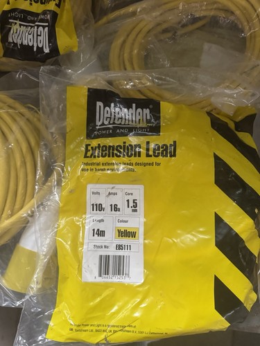 Extension leads 110v 14m - leads,