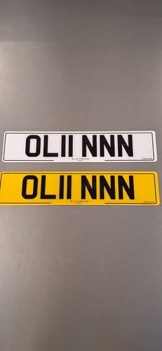 Private registration plate - private,