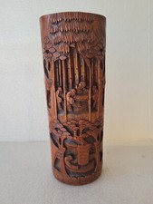 Antique Chinese Carved Bamboo