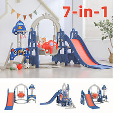 7-in-1 Kids Swing Slide