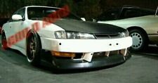 Fits Nissan 200SX S14 KOUKI Greddy Style Front 97-98 Lip Splitter PU Black Drift