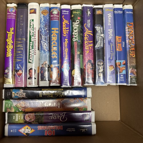 Lot vhs disney clam - of,