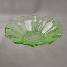 Vintage art deco green uranium - art,