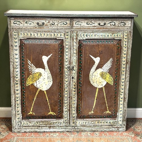 Antique cupboard with later - antique,