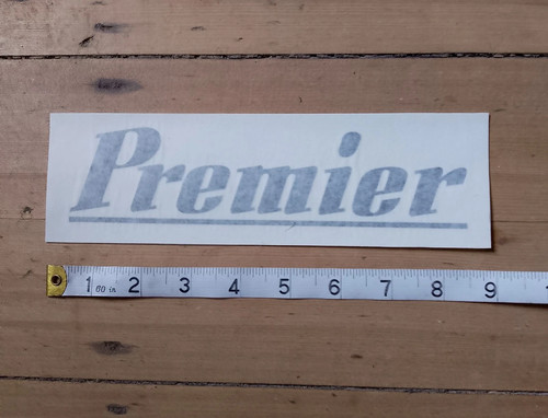 Premier bass drum decal - , logo