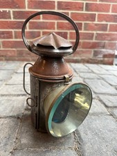OLD SR SOUTHERN RAILWAY HAND LAMP LANTERN - STAMPED SR