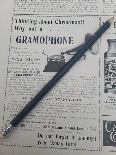 1900 gramaphone advert - 1900,