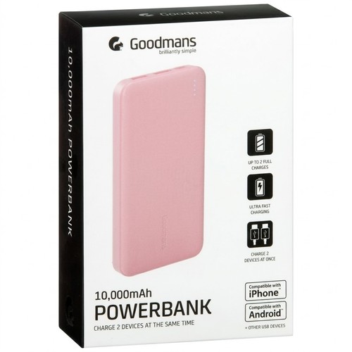 Goodmans power bank 10000mah - bank,