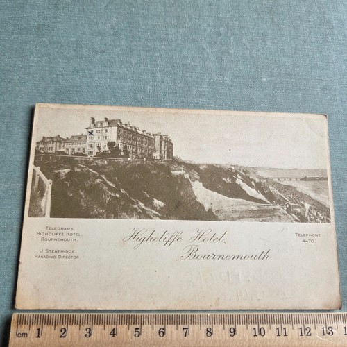 Vintage postcard highcliffe - vintage,
