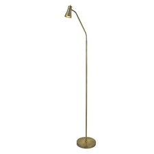 Antique Brass Finish Free Standing Floor Lamp Light With Flexi Adjustable Head