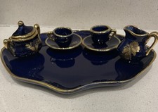 vintage miniature tea set 