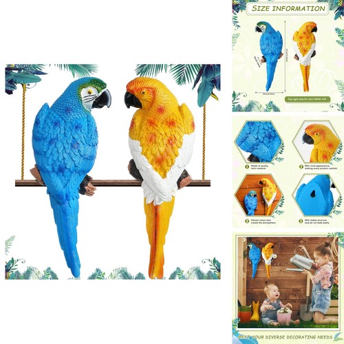 Jetec blue yellow parrot - blue,