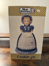 Vintage 1989 Nabisco Blue Bonnet Sue Cookie Jar - 12”