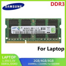 For Samsung DDR3 DDR3L SODIMM Laptop RAM 8GB 4GB 2GB 1333 1600 1866MHz Notebook