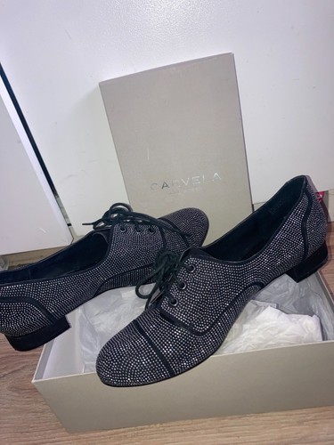 Crystal embellished carvela - crystal,