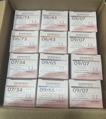Wella shinefinity 60ml joblot - shinefinity,