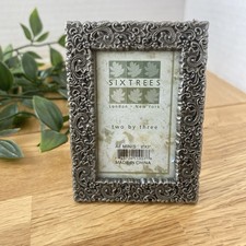 Sixtrees Ornate Miniature Free Standing Photo Frame Takes 2x3” Photo