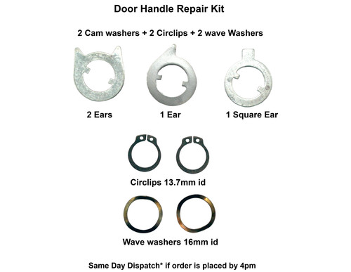Door handle cam washers - door,