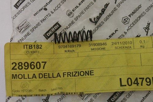 Clutch spring piaggio vespa - clutch,