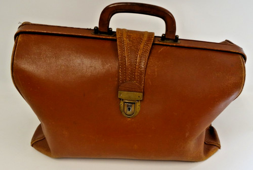 Vintage tan brown leather - vintage,