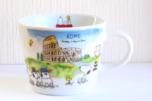Snoopy world travel rome mug - travel,