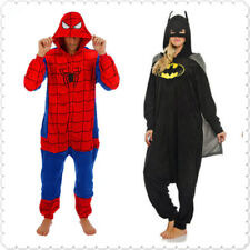 Super Hero Batman Spider Man Onesiee Kigurumi Fancy Dress Costume Hoody Pyjamas