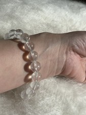 100% Natural Beautiful lemurian quartz Bracelet 10mm