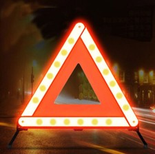 Foldable warning triangles - warning,