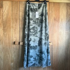 Stradivarius Maxi Skirt Green
