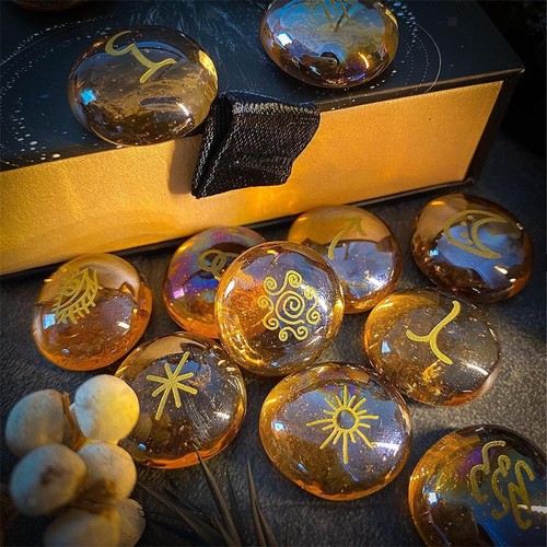 13pcs runes stones - 13pcs,